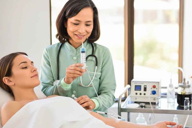 Interior da clínica Núcleo Integrativo Dermaozon, ambiente limpo e acolhedor